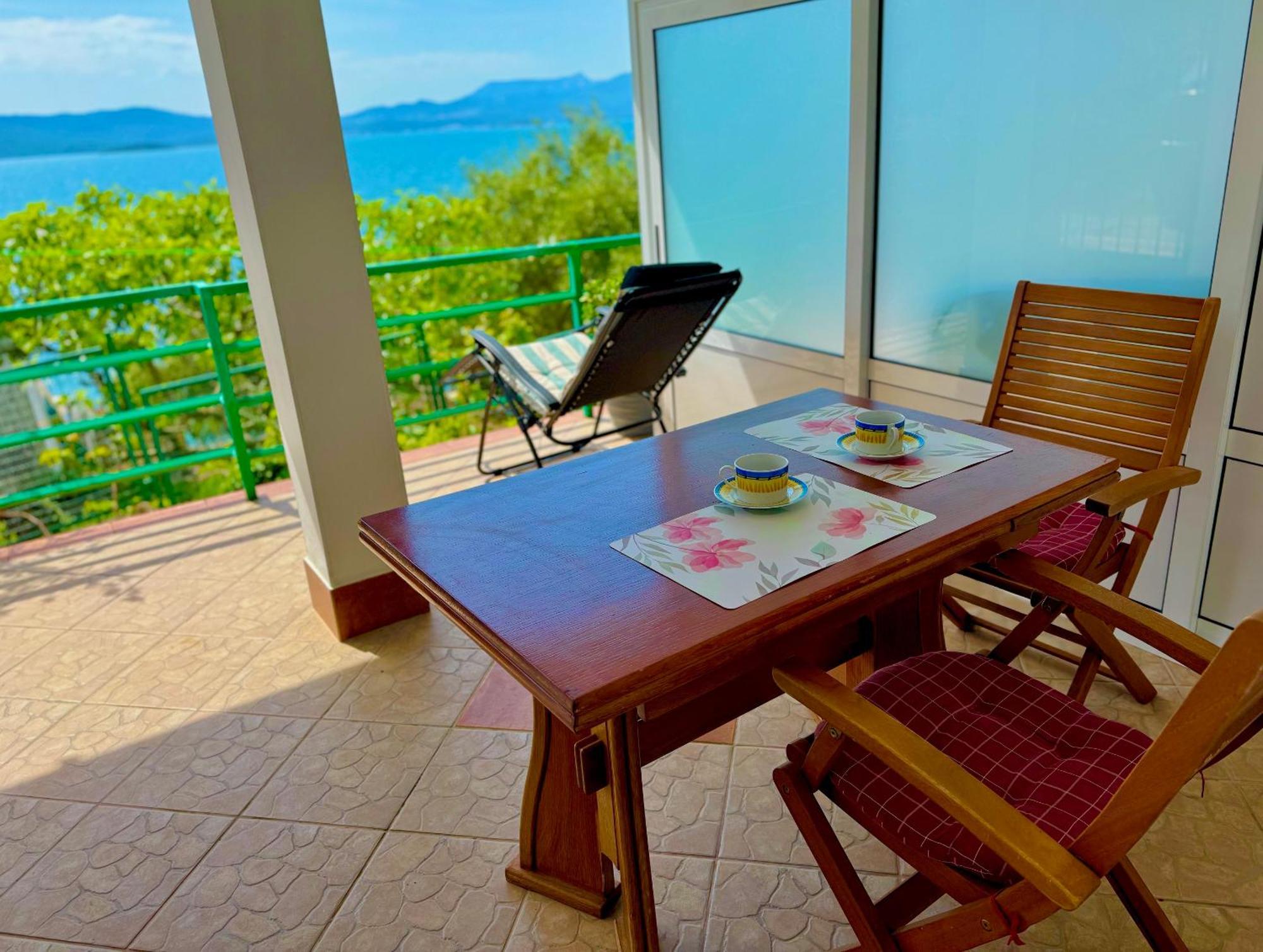 Stella Sea View Daire Klek Dış mekan fotoğraf